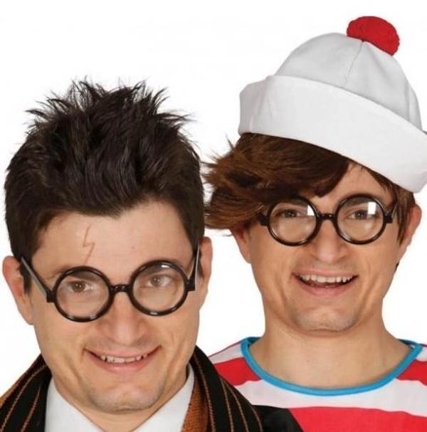 BFS   SiyahÇerçeveliNumarasızCamlıÖğrenciŞakaGözlüğü1Adet - Image 1