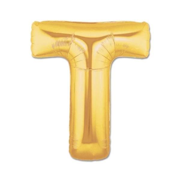 Altın Sarısı Folyo Harf Balon 1 Metre - Image 1
