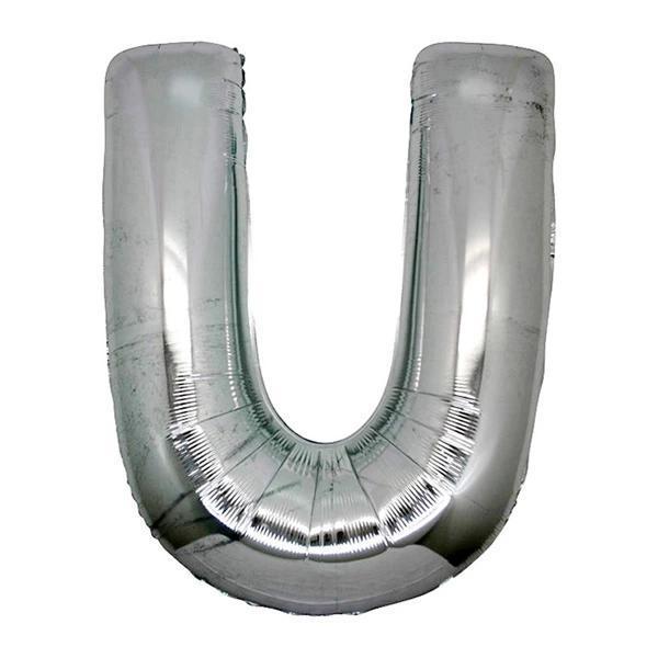 Gümüş Rengi Folyo Harf Balon 1 Metre - Image 1