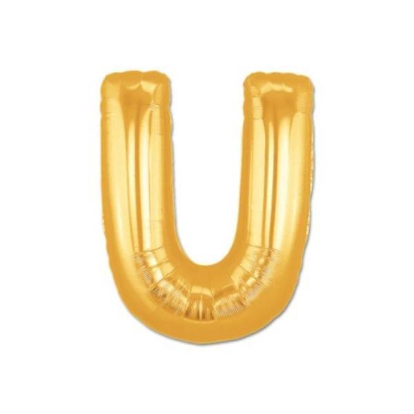 Altın Sarısı Folyo Harf Balon 1 Metre - Image 1