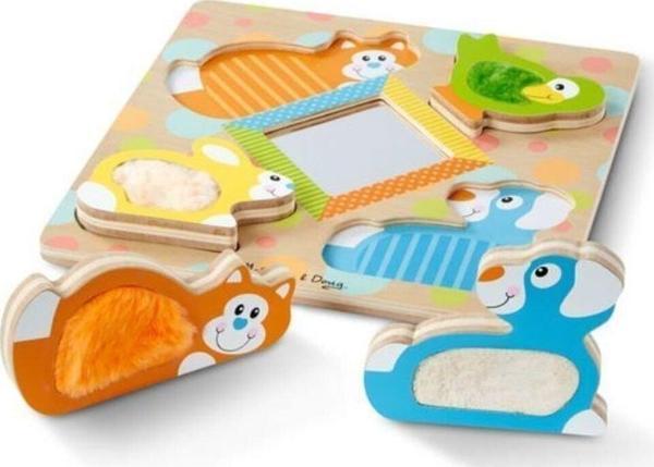 Melissa & Doug Dokun Hisset Yapboz - Evcil Hayvanları Bul - Image 1