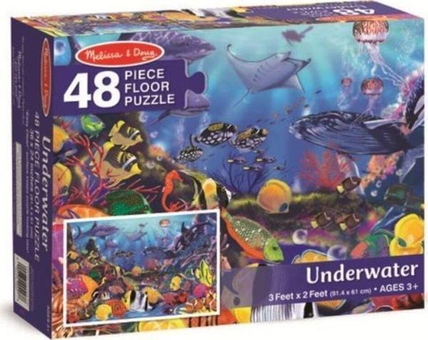 Melissa & Doug Melissa And Doug Dev Yer Yapbozu- Deniz Altı (48 PARÇA) - Image 1