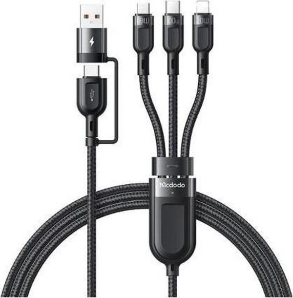 Mcdodo 100W 3İn2 Pd Hızlı Data-Şarj Kablosu 6A 1.2M-Siyah Ca-8800 - Image 1