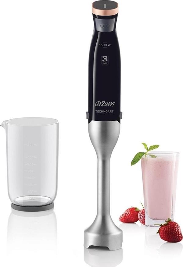 Arzum AR1113-S Technoart El Blender Siyah - Image 1
