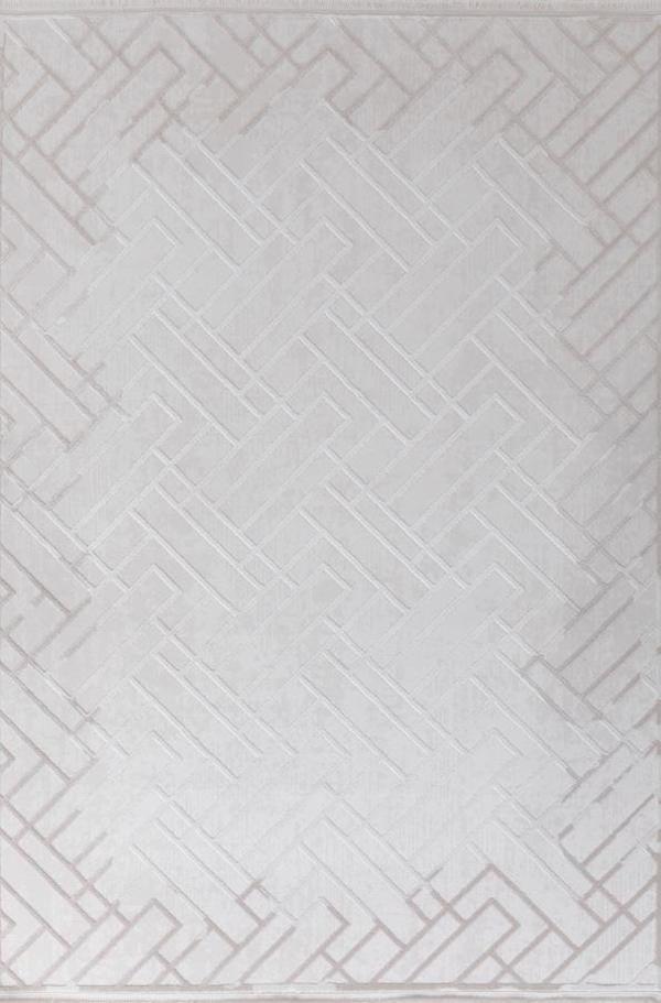 Gabardin Halı Moss 5006 Serisi Bej Kemik Triko Akrilik Salon Oturma Yatak Odası Halısı - Image 1