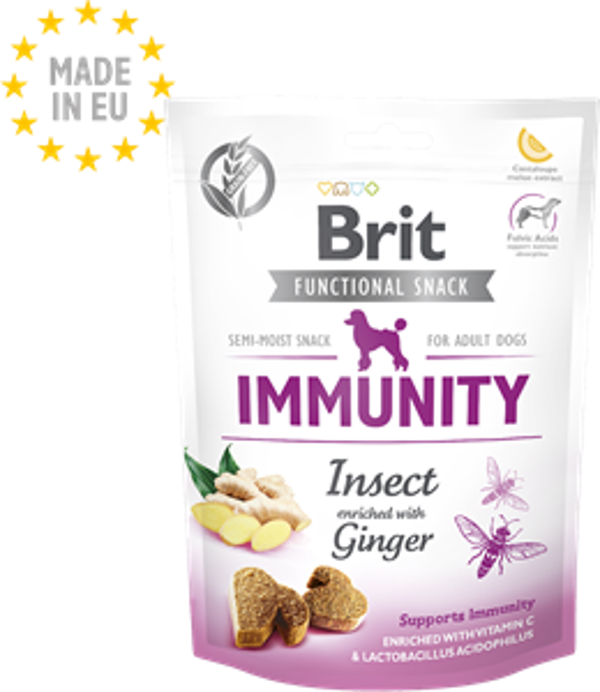 Brit Care  Immunity Zencefilli ve Böcekli Bağışıklık Destekleyeci Köpek Ödülü 150 gr - Image 1