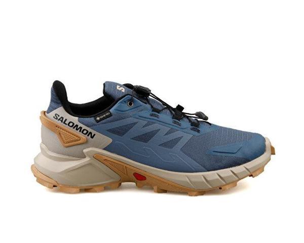 Salomon Supercross 4 Gtx Erkek Koşu Ayakkabısı L47386100 Mavi - Image 1