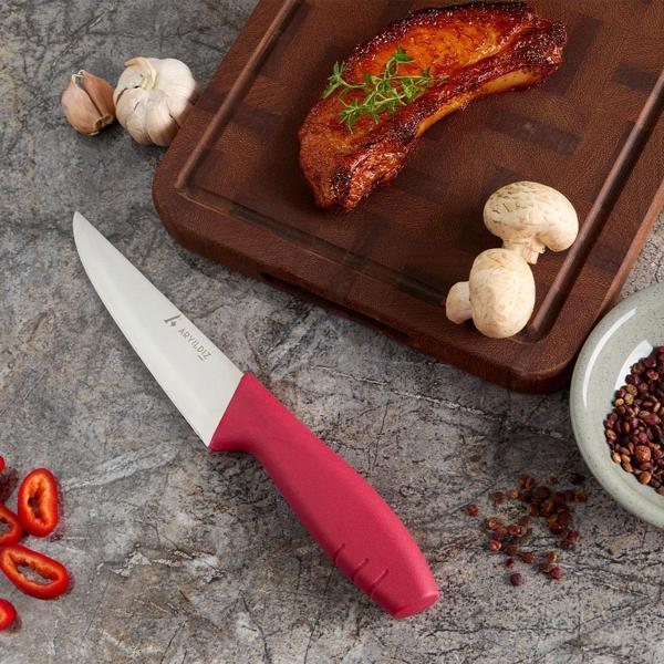 Aryıldız Primo Et Bıçağı Bordo 14,5 cm - Image 1