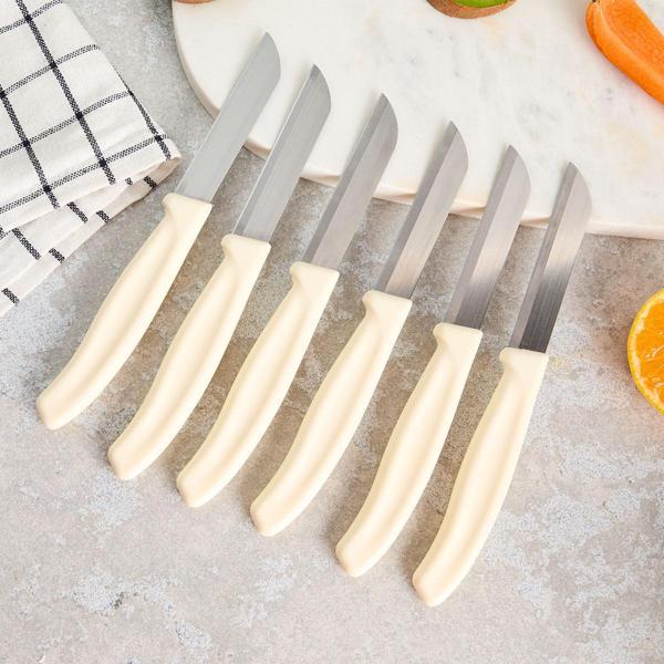 Aryıldız Mira 6 Parça Meyve Bıçak Seti Fil Dişi - Image 1