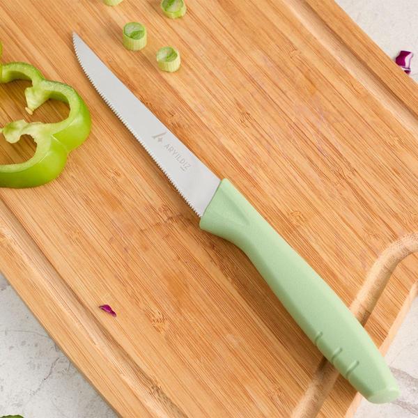 Aryıldız Primo Lazer Sebze Bıçağı Yeşil 11 cm - Image 1