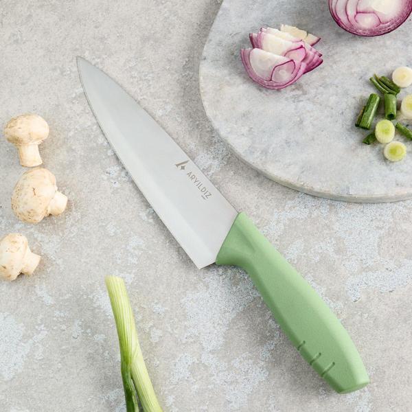 Aryıldız Primo Şef Bıçağı Yeşil 19 cm - Image 1
