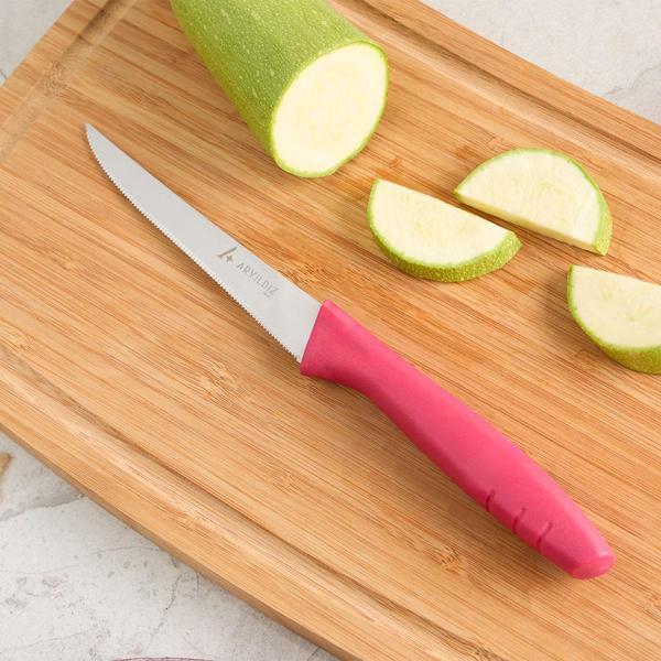 Aryıldız Primo Lazer Sebze Bıçağı Bordo 11 cm - Image 1