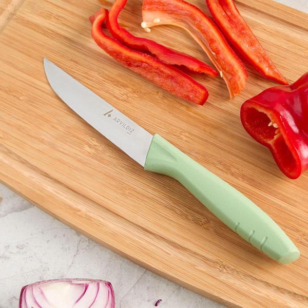 Aryıldız Primo Sebze Bıçağı Yeşil 11 cm - Image 1