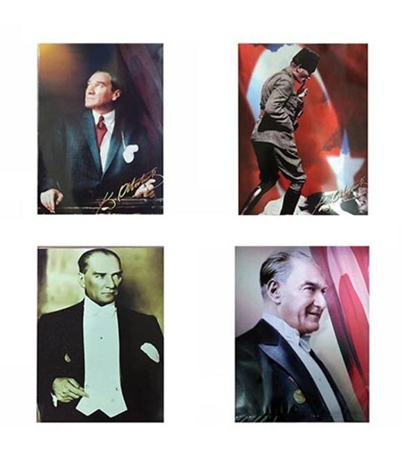 Atatürk Posteri 25X35cm Karışık - 6 adet - Image 1