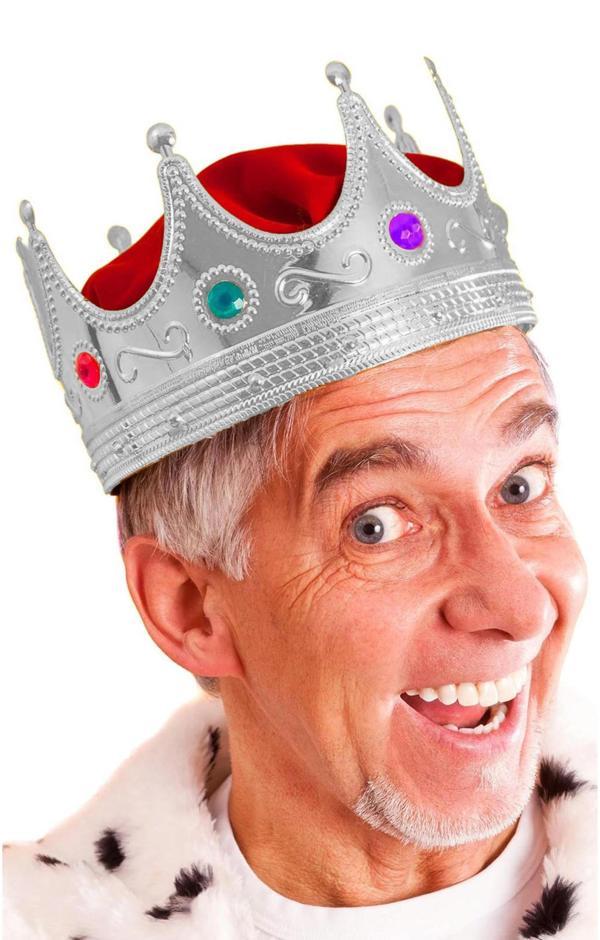 MDB Gümüş Kral Tacı Yetişkin-Çocuk Uyumlu - Image 1