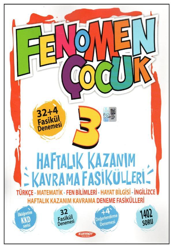 KURMAY 3. SINIF HAFTALIK KAZANIM KAVRAMA FASİKÜLLERİ (32+4) - Kurmay Yayınları - Image 1