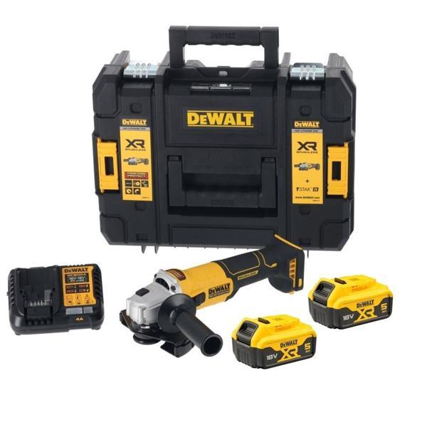 Dewalt DCG407P2T 18V 5.0 Ah Çift Akülü 125mm Kömürsüz Avuç Taşlama - Image 1