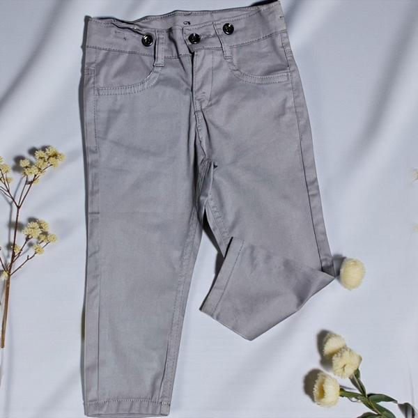 KLASİK KESİM İNCE GABARDİN PANTOLON - RN25PNT-Gri-5 Yaş Gri - Image 1