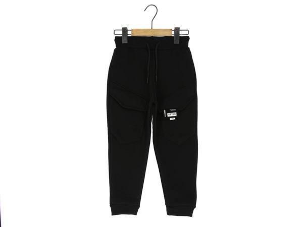 STYLE ARMALI CEPLİ ÜÇ İPLİK ŞARDONLU EŞOFMAN ALT - Siyah - 4 Yaş Siyah - Image 1