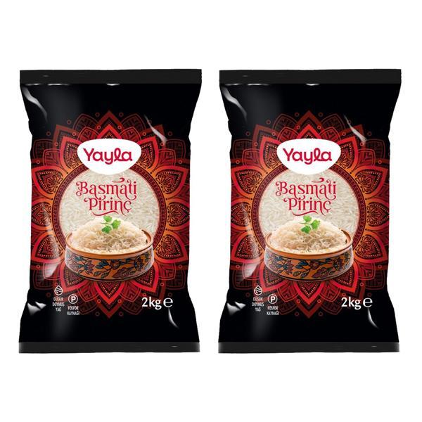 Yayla Bakliyat Basmati Pirinç 2 kg x 2 Adet - Image 1