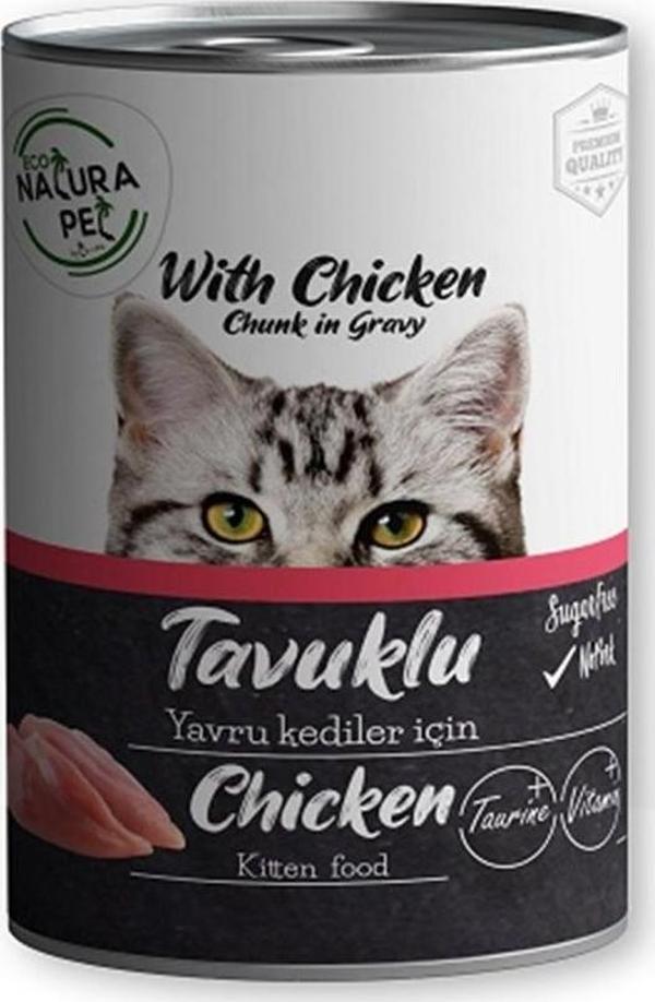 Eco Natura Pet Tavuklu Yavru Kedi Konservesi Gravy 400 Gr - Image 1
