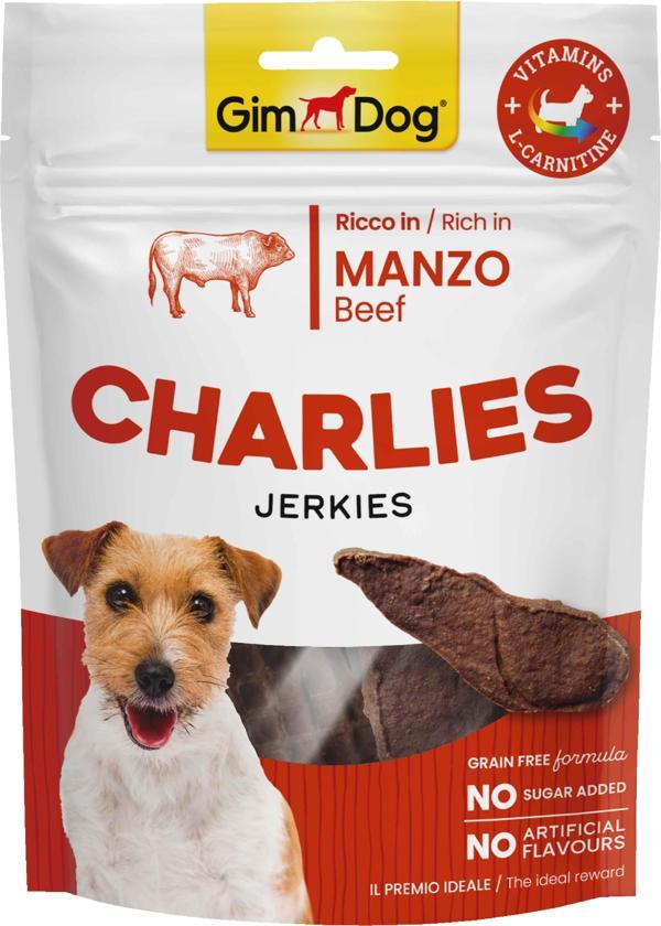 Gimdog Charlies Jerkies Sığır Etli Köpek Ödülü 70 Gr - Image 1
