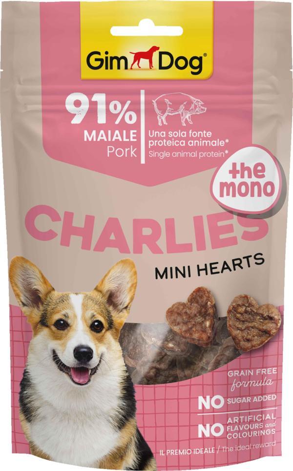Gimdog Charlies Mini Hearts The Mono Domuz Etli Köpek Ödülü 70 Gr - Image 1