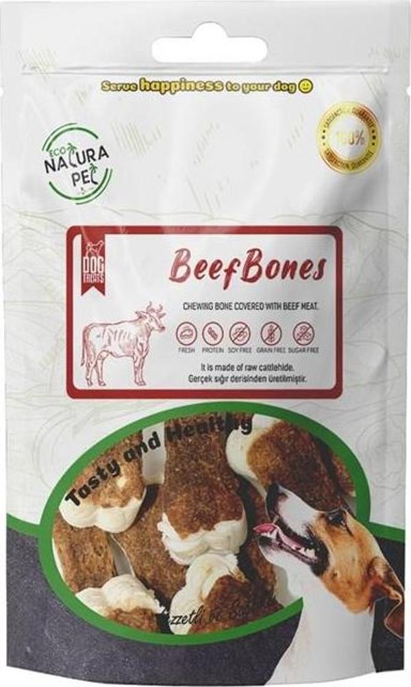 Eco Natura Pet Beef Bones - Biftek Kaplı Pres Kemik Köpek Ödülü 105 Gr - Image 1