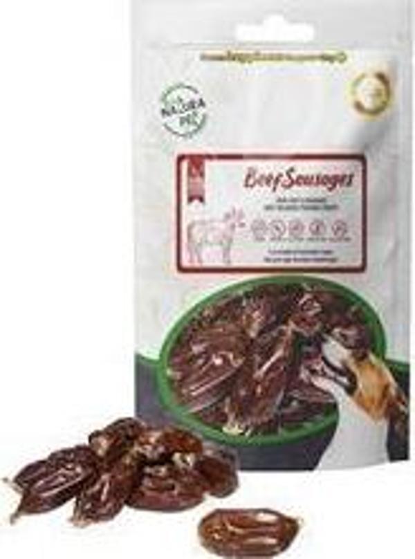Eco Natura Pet Beef Sausages Yumuşak Biftek Sosis Köpek Ödülü 100Gr - Image 1