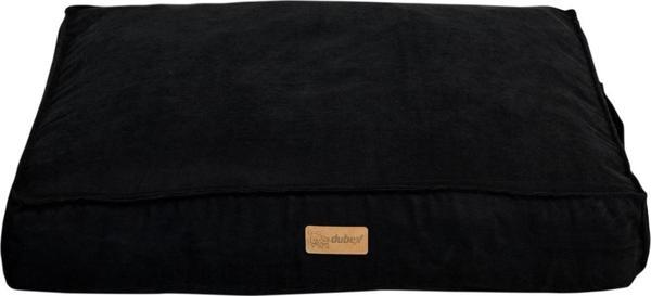 Dubex Plus Soft Serisi Kedi Köpek Yatağı Siyah Medium 76x56x13 cm - Image 1