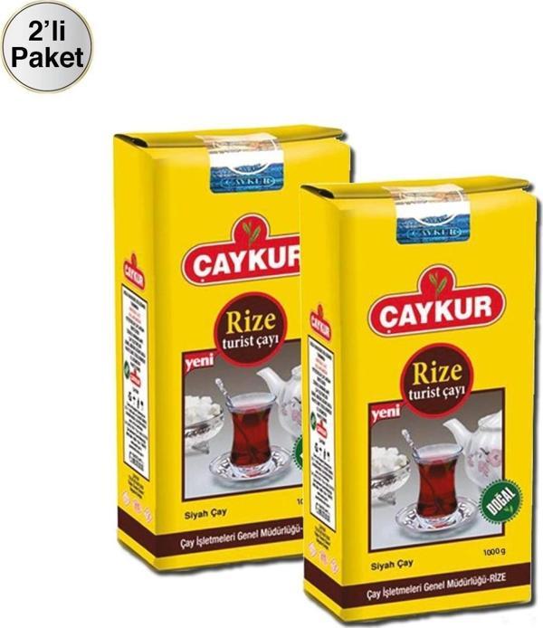 Çaykur Rize Turist Çayı 1000 gr 2 Adet - Image 1