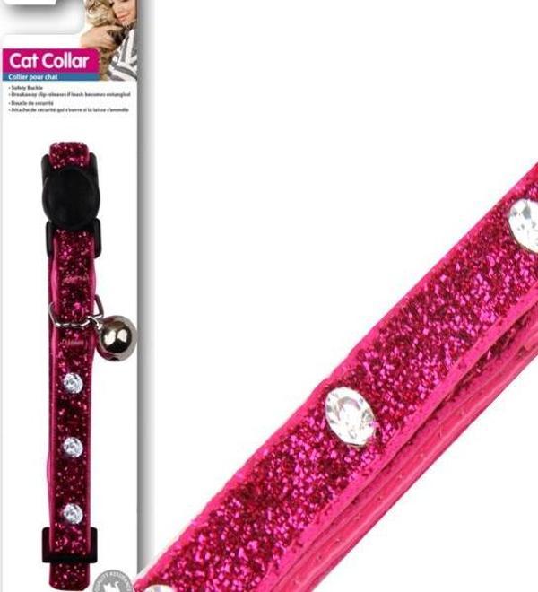 Pawise Taşlı Parlak Kedi Boyun Tasması 30 cm - Image 1