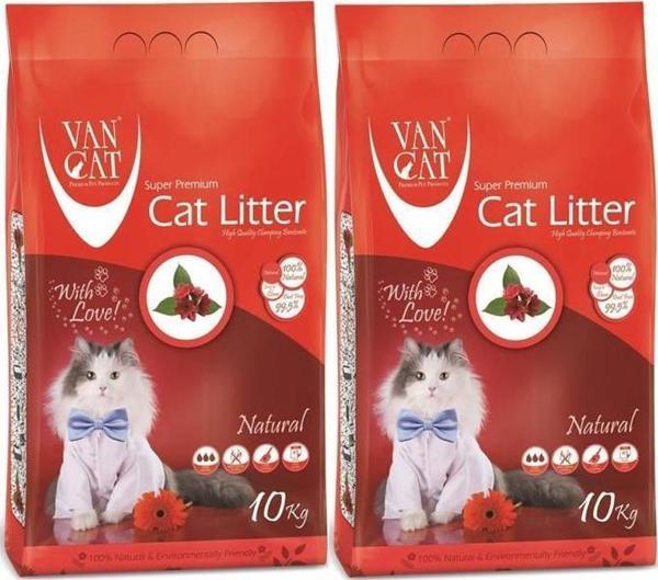 VanCat NATURAL CAT LITTER 10 KG 2 Adet - Image 1