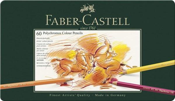Faber-Castell POLYCHROMOS Kuru Boya Kalemi 60 Renk - Image 1