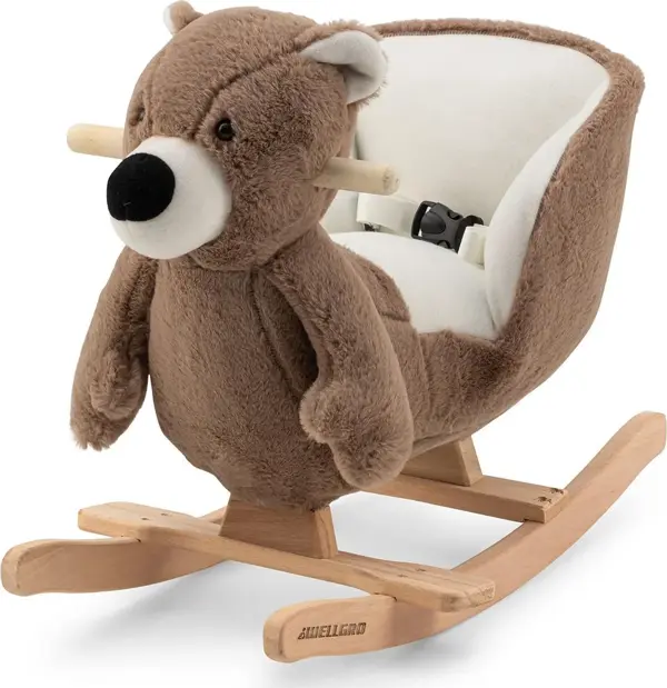 Wellgro Ayıcık Ahşap Sallanan Oyuncak - Image 1