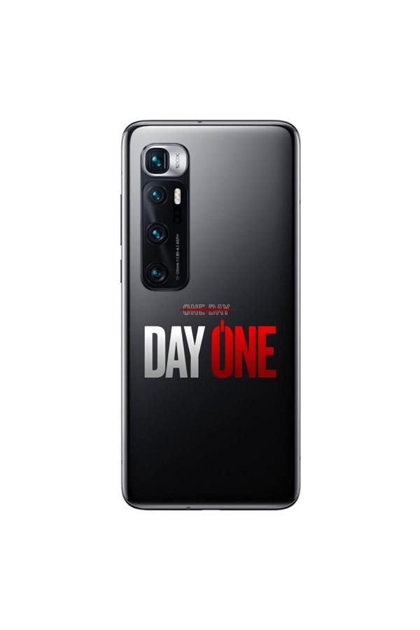 Dali Design Xiaomi Mi 10 Pro Uyumlu Şeffaf Kılıf One Day/Day One Tasarımlı - Image 1