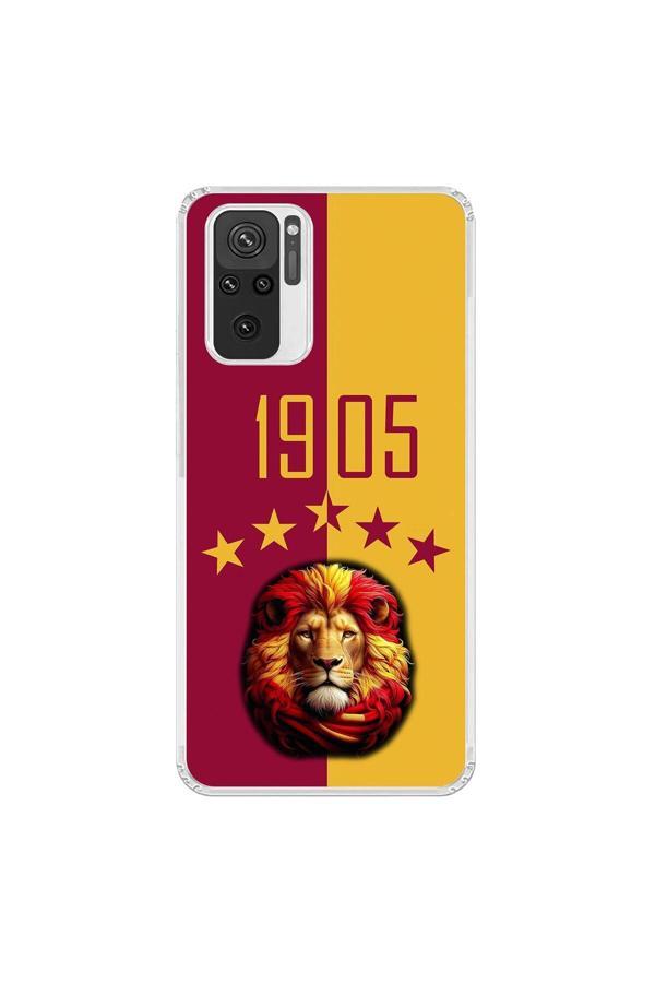 Dali Design Xiaomi Redmi Note 10 Uyumlu Şeffaf Kılıf 1905 Aslan Tasarımlı - Image 1