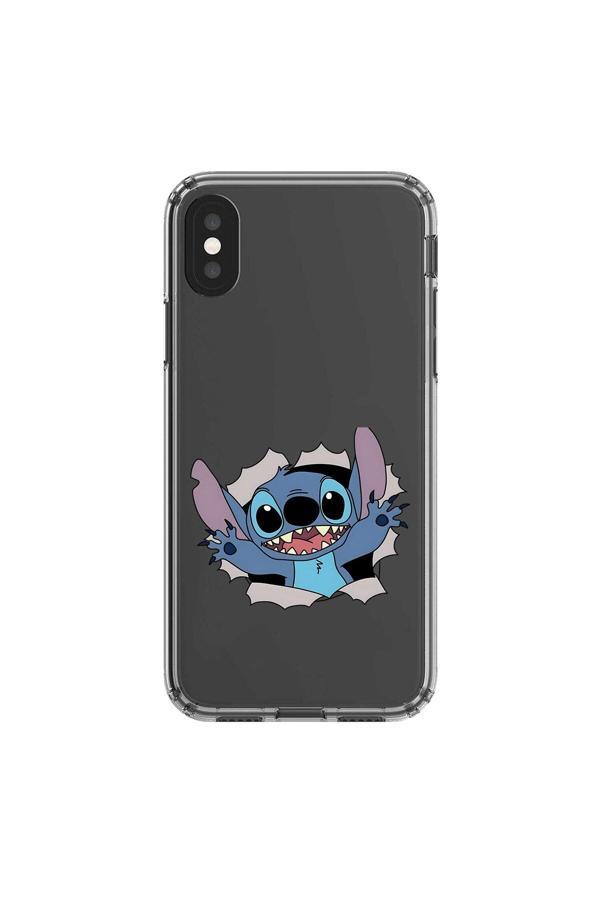 Dali Design İphone Xs Uyumlu Şeffaf Kılıf Couple Stitch 1 Tasarımlı - Image 1