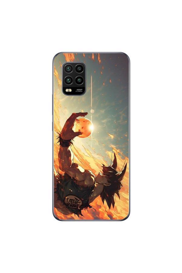 Dali Design Xiaomi Mi 10 Lite Uyumlu Şeffaf Kılıf Dragon Ball-Z 3 Tasarımlı - Image 1
