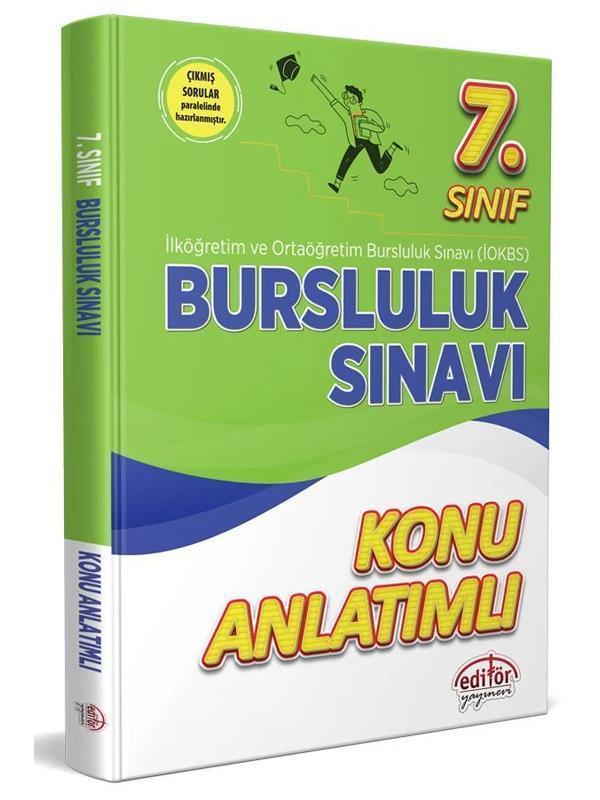 7. Sınıf Bursluluk Sınavı Konu Anlatımlı Editör Yayınları - Editör Yayınevi - Image 1