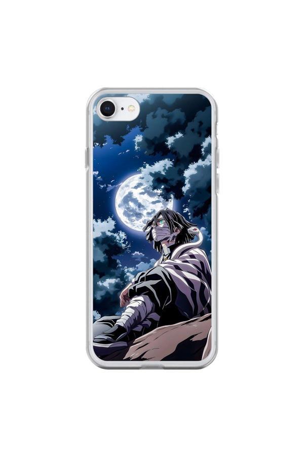 Dali Design İphone 7 Uyumlu Şeffaf Kılıf Demon Slayer 4 Tasarımlı - Image 1