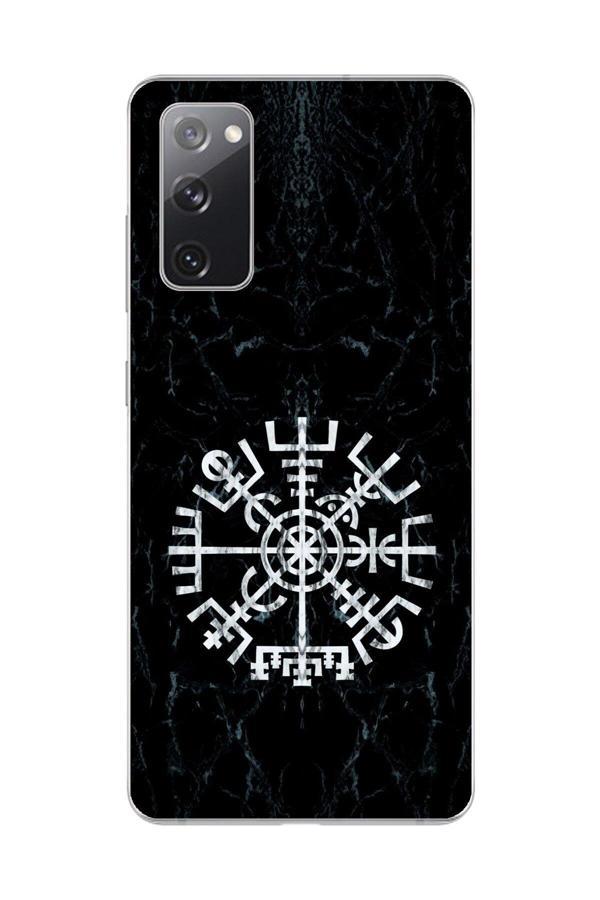 Dali Design Samsung Galaxy S20 Fe Uyumlu Şeffaf Kılıf Nordic Viking 1 Tasarımlı - Image 1