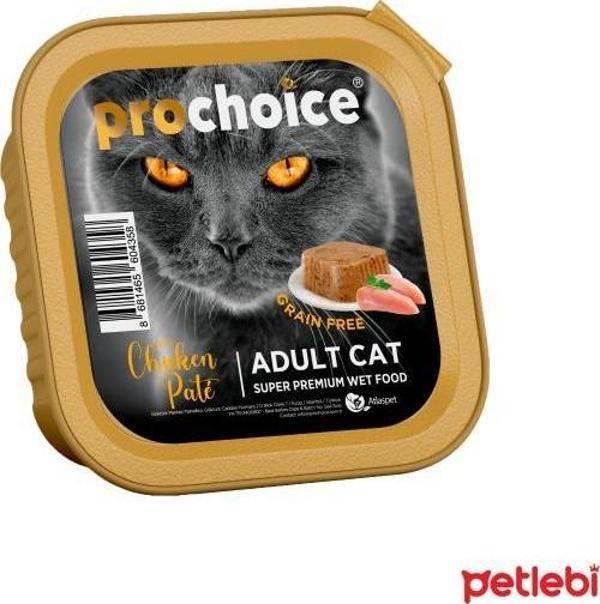 Pro Choice Pate Tavuk Etli Tahılsız Yaş Kedi Maması 100 Gr - Image 1