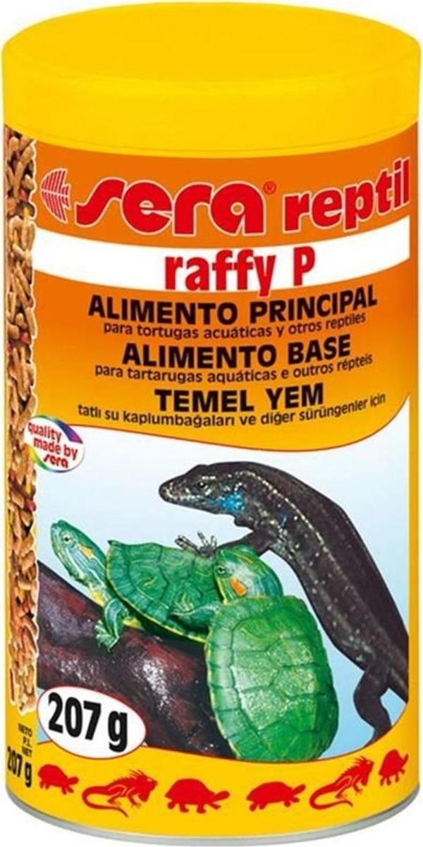 Sera Raffy P Kaplumbağa, Sürüngen ve Balık Çubuk Yemi 1000 Ml - Image 1