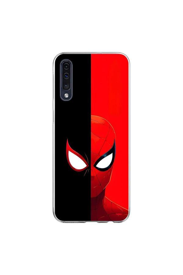 Dali Design Samsung Galaxy A70 Uyumlu Şeffaf Kılıf Spider-Man 2 Tasarımlı - Image 1