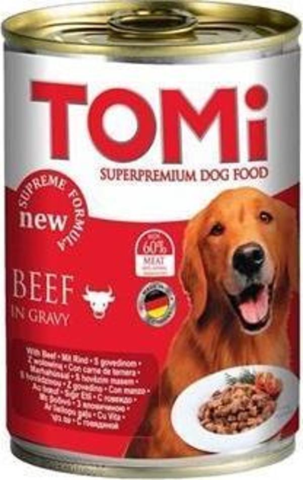 Tomi Sığır Etli Yetişkin Köpek Konservesi 400 gr - Image 1