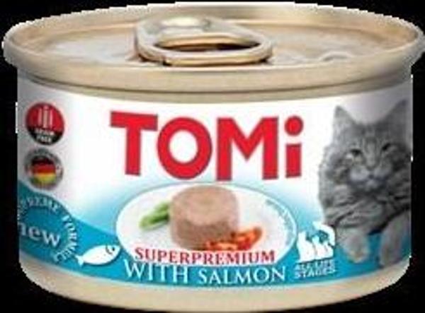 Tomi Somonlu Yetişkin Kedi Konservesi 85 gr - Image 1