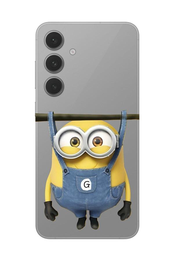 Dali Design Samsung Galaxy S24+ Uyumlu Şeffaf Kılıf Minions Tasarımlı - Image 1