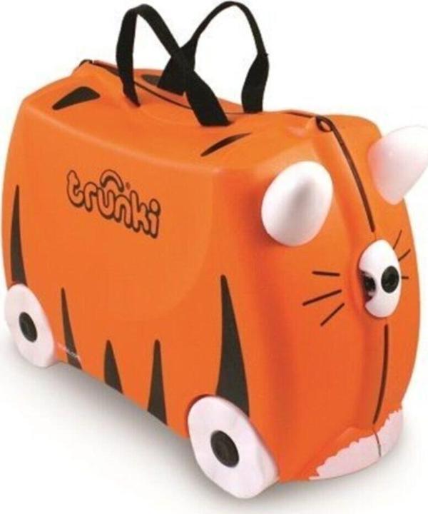 Trunki Sürülebilir Tekerlekli Çocuk Bavulu - Kaplan Tipu - Image 1