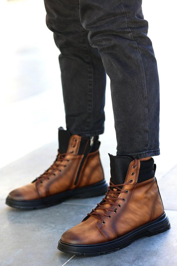 Tomiross-Andre Erkek Soğuk Geçirmez Sıcak Kürklü Bot Man TMMS-M-256 - Image 1